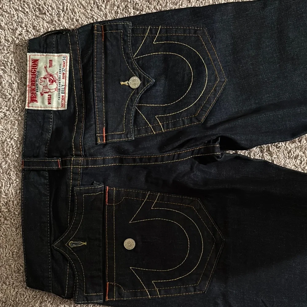True Religion Black Bootcut Jeans Classic Style